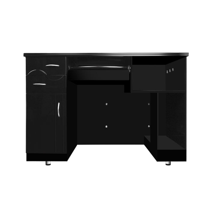 (DISCONTINUED) Glammar Layla Reception Desk Black