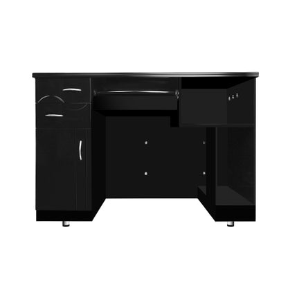 (DISCONTINUED) Glammar Layla Reception Desk Black