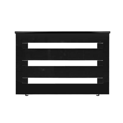 (DISCONTINUED) Glammar Layla Reception Desk Black