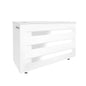 (DISCONTINUED) Glammar Layla Reception Desk White