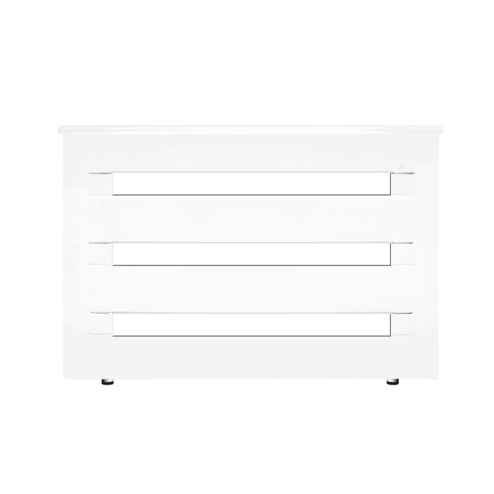 (DISCONTINUED) Glammar Layla Reception Desk White