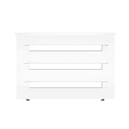 (DISCONTINUED) Glammar Layla Reception Desk White