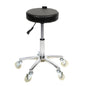 Glammar Chrome Salon Stool Black