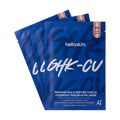 Helloskin GHK-Cu Overnight Face Mask 3pk