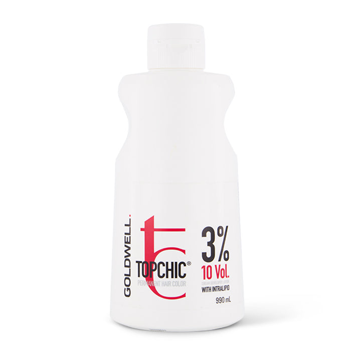 Goldwell Topchic Creme Developer Lotion 3% 10Vol 990ml – AMR Hair & Beauty
