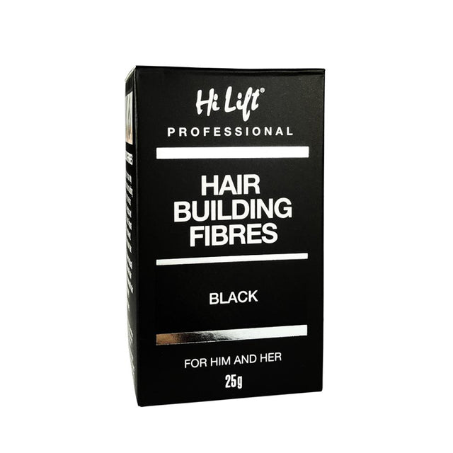 HiLift Hair Building Fibres (Black) 25g Hair Fibre for Thickening AMR Hair & Beauty