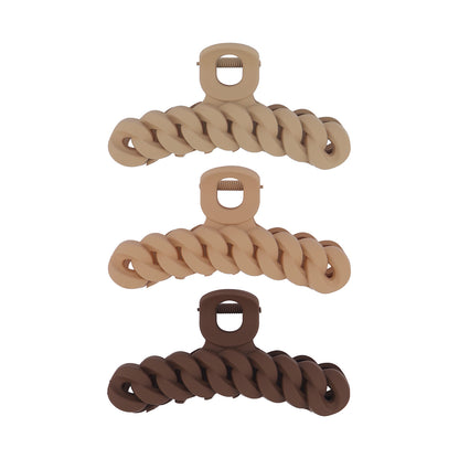 Hey Stacey Claw Clips 3Pcs - Nude