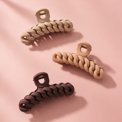 Hey Stacey Claw Clips 3Pcs - Nude