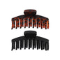 Hey Stacey Classic Claw Clips 2Pcs - Black & Tortoise