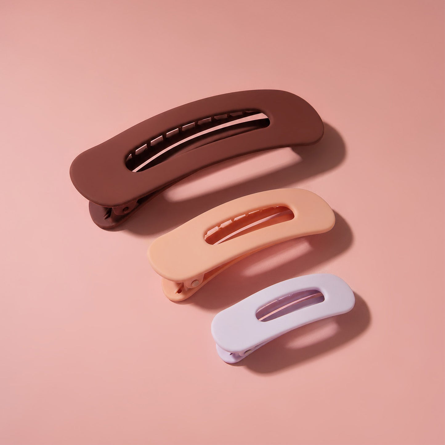 Hey Stacey Flat Hair Clips 3Pcs - Mix