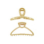 Hey Stacey Petite Metal Claw Clips 2Pcs - Gold