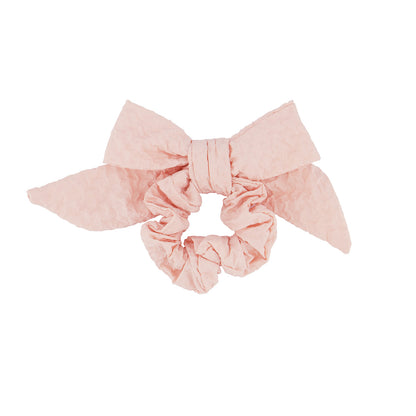 Hey Stacey Bow Scrunchie - Pastel Pink