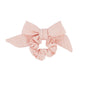 Hey Stacey Bow Scrunchie - Pastel Pink