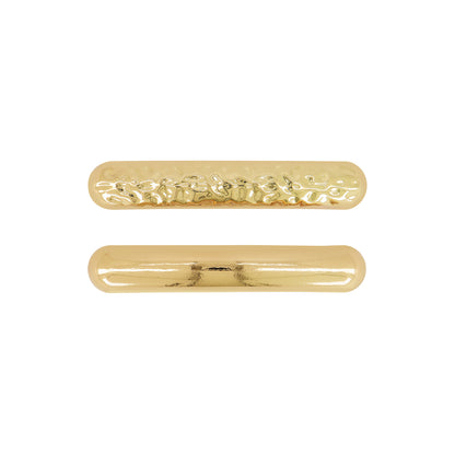 Hey Stacey Metal Barrette Clips 2Pcs - Gold