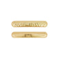 Hey Stacey Metal Barrette Clips 2Pcs - Gold