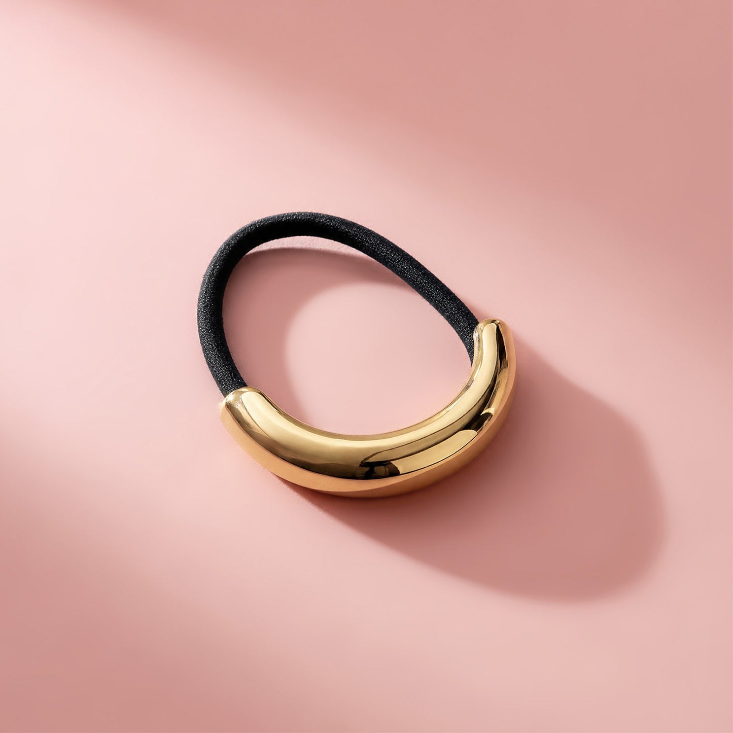 Hey Stacey Metal Single Cuff Hair Tie - Gold
