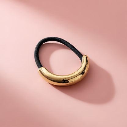 Hey Stacey Metal Single Cuff Hair Tie - Gold