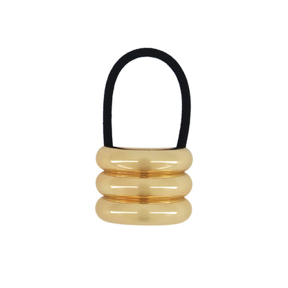 Hey Stacey Metal Triple Cuff Hair Tie - Gold