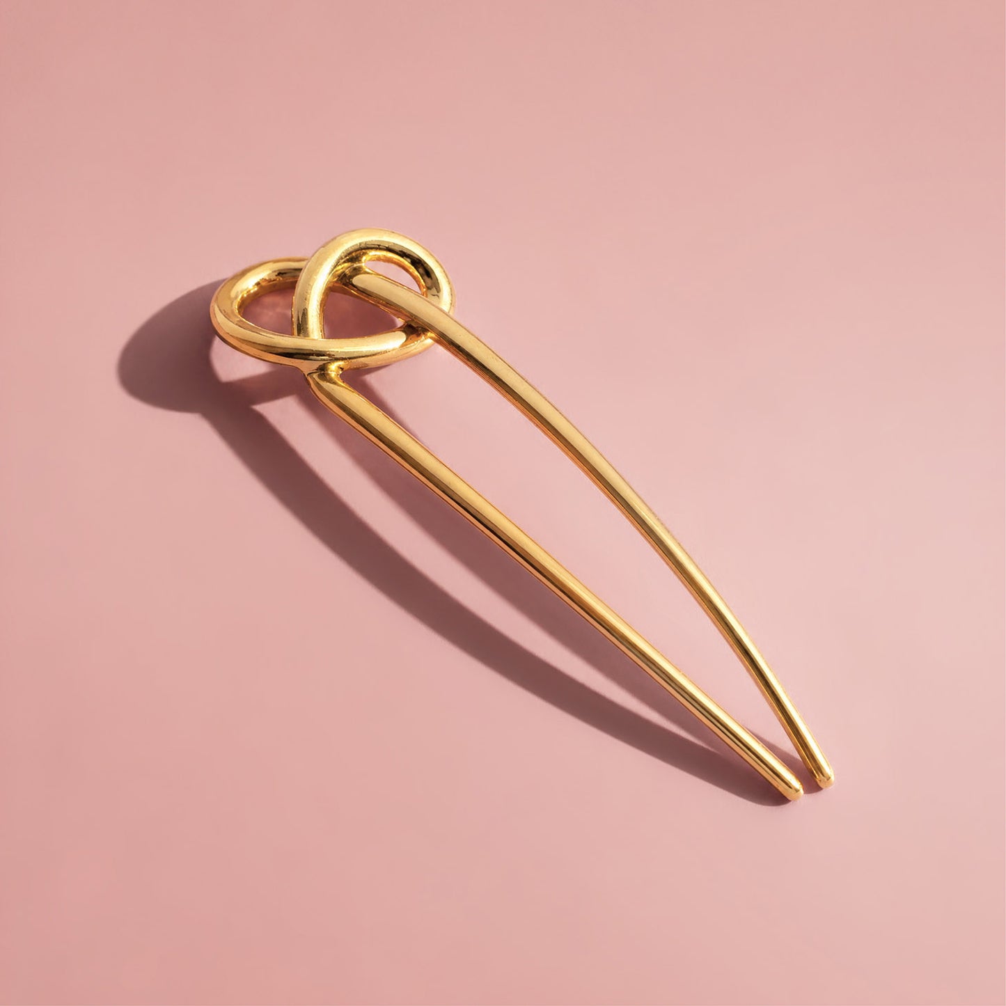 Hey Stacey Metal Knotted Hair Pin - Gold