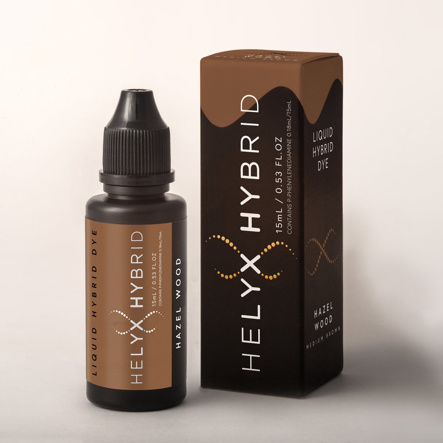 Elleebana Helyx Hybrid Dye - Hazel Wood Medium Brown 15ml