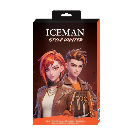 Iceman Style Hunter Scissor Kit - Orange 5.5"