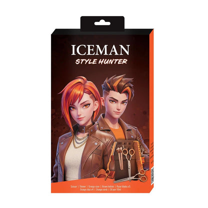 Iceman Style Hunter Scissor Kit - Orange 6"