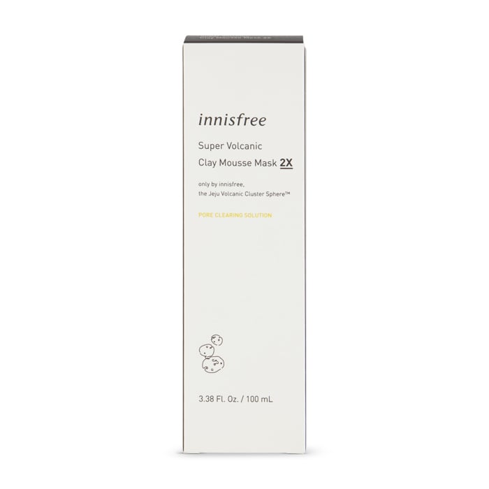 Innisfree Super Volcanic Clay Mousse Mask 2X 100ml