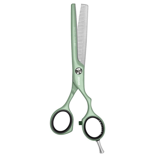 Jaguar Pastell Plus Offset 40 Matcha 5.5" Hairdressing Thinning Scissor