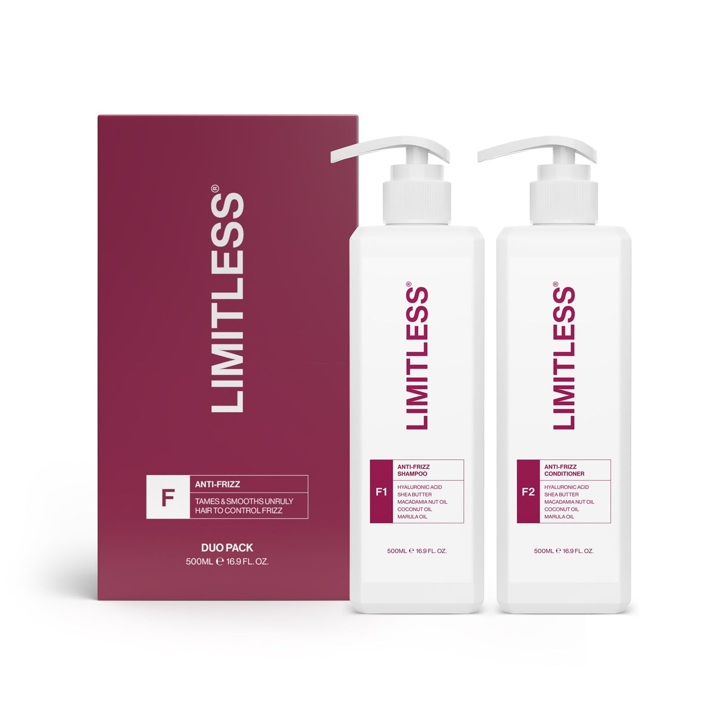 Limitless Anti-Frizz Duo Pack 500ml