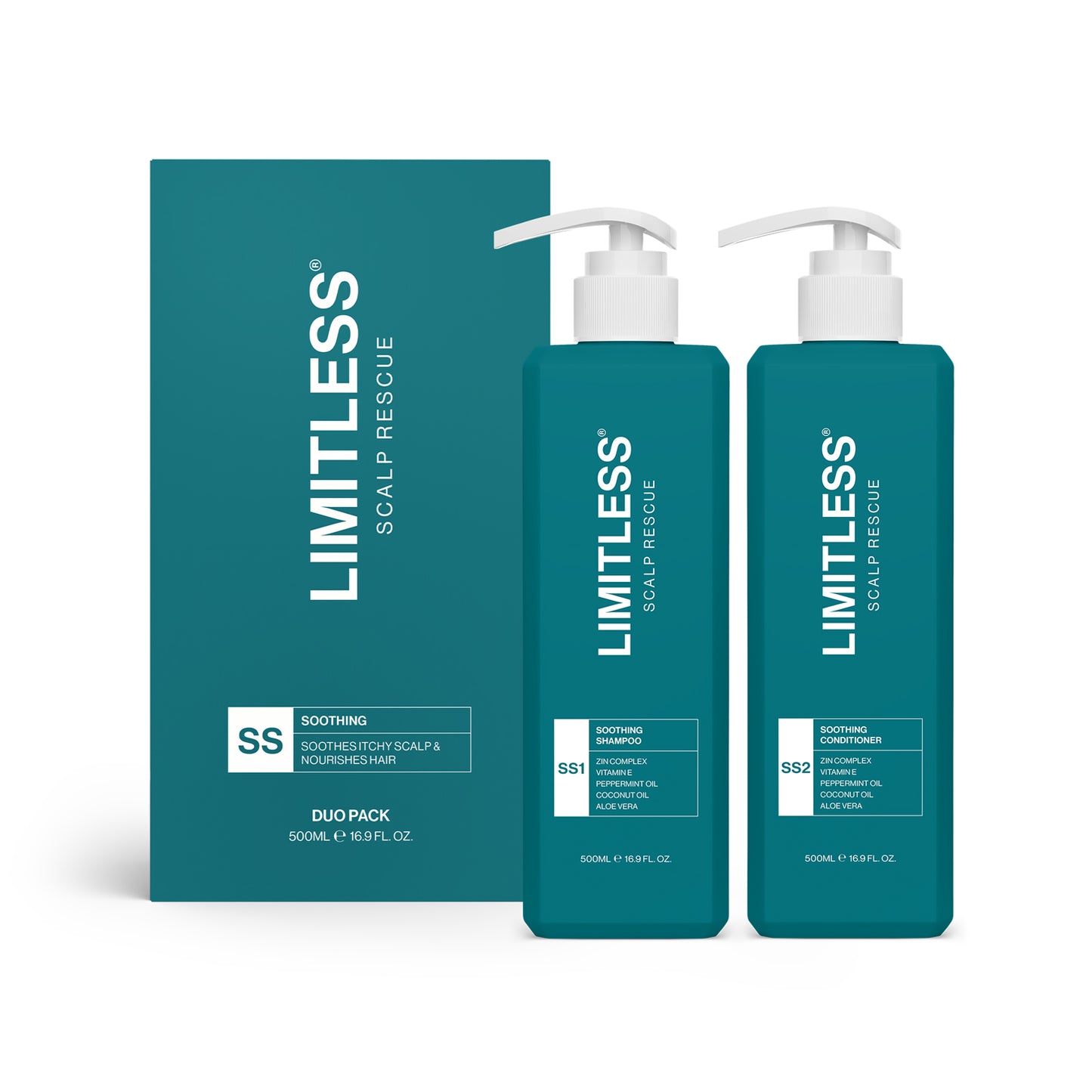 Limitless Scalp Rescue Soothing Duo 500ml