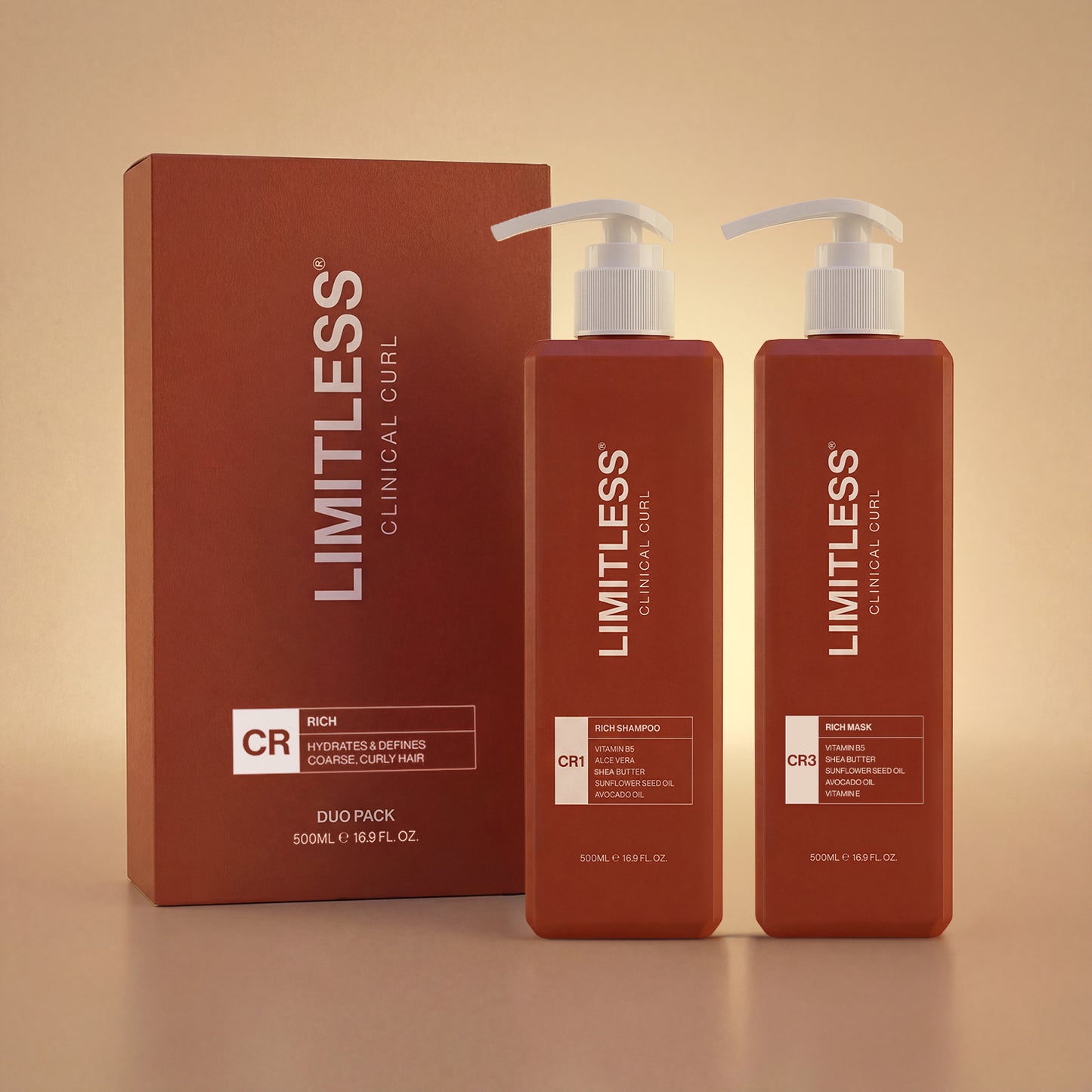 Limitless Clinical Curl Rich Duo 500ml