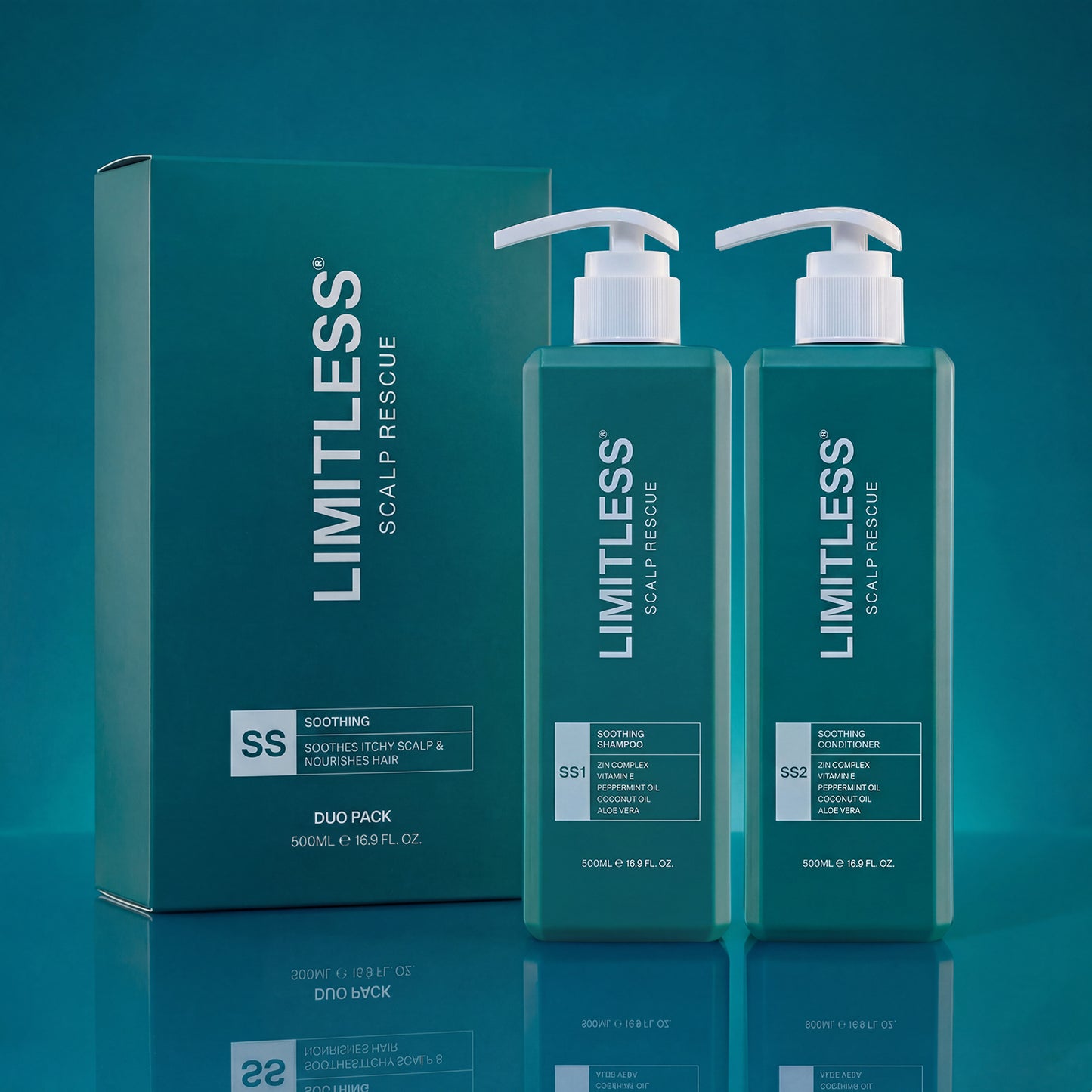 Limitless Scalp Rescue Soothing Duo 500ml