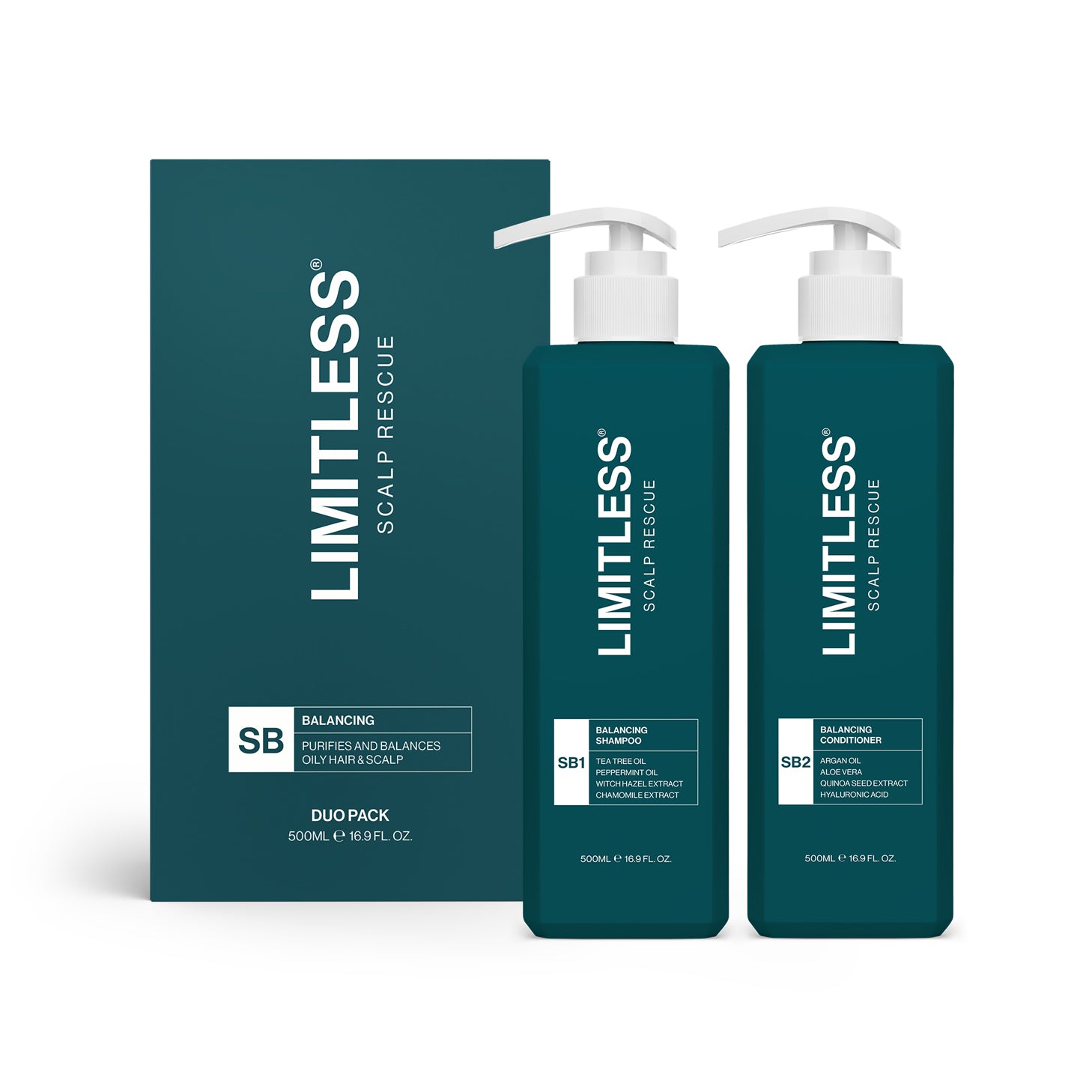 Limitless Scalp Rescue Balancing Duo Pack 500ml – AMR Beauty Group