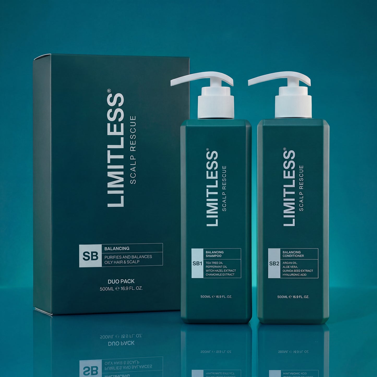 Limitless Scalp Rescue Balancing Duo 500ml