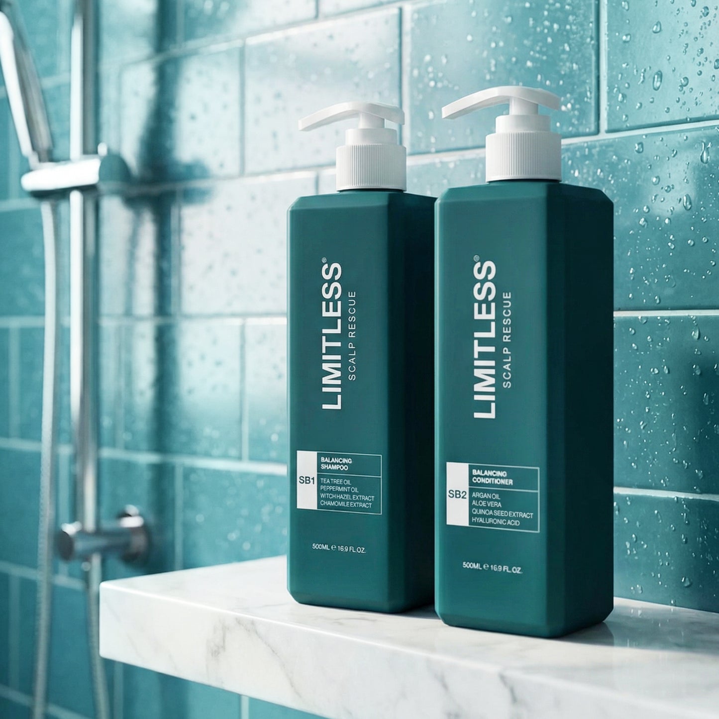 Limitless Scalp Rescue Balancing Duo 500ml