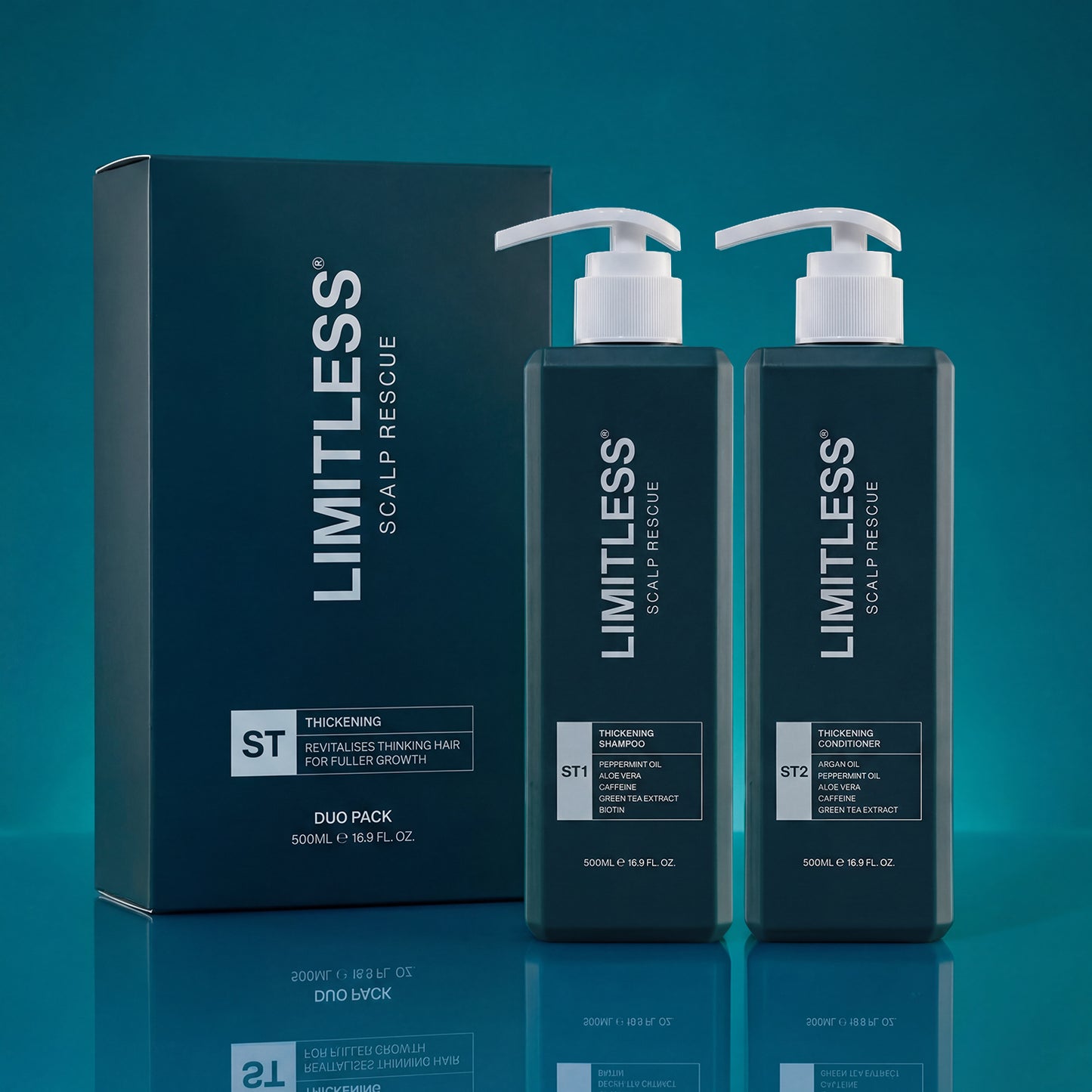 Limitless Scalp Rescue Thickening Duo 500ml
