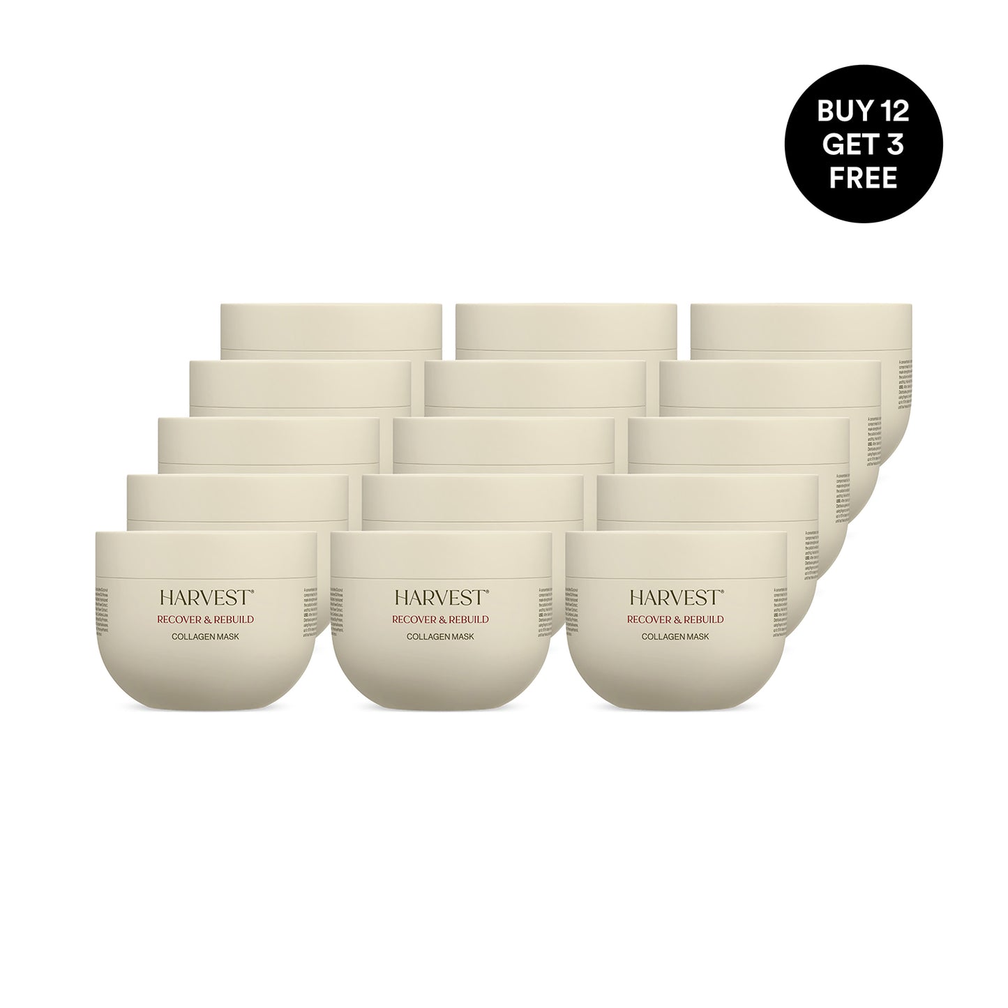 Harvest Recover & Rebuild Collagen Mask Buy 12 Get 3 FREE