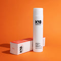 K18 Leave-In Molecular Repair Mask 150ml with box against orange background