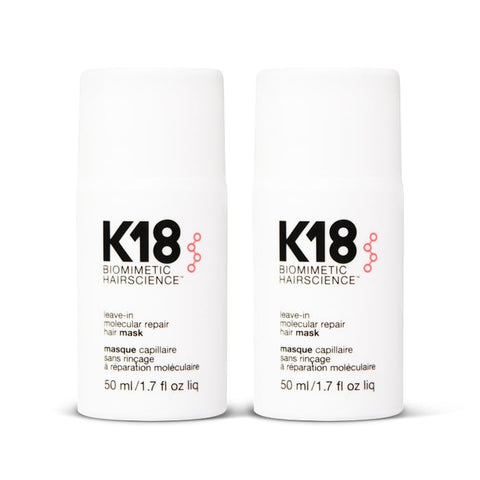K18 Leave-In Molecular Repair Mask 50ml 2Pk