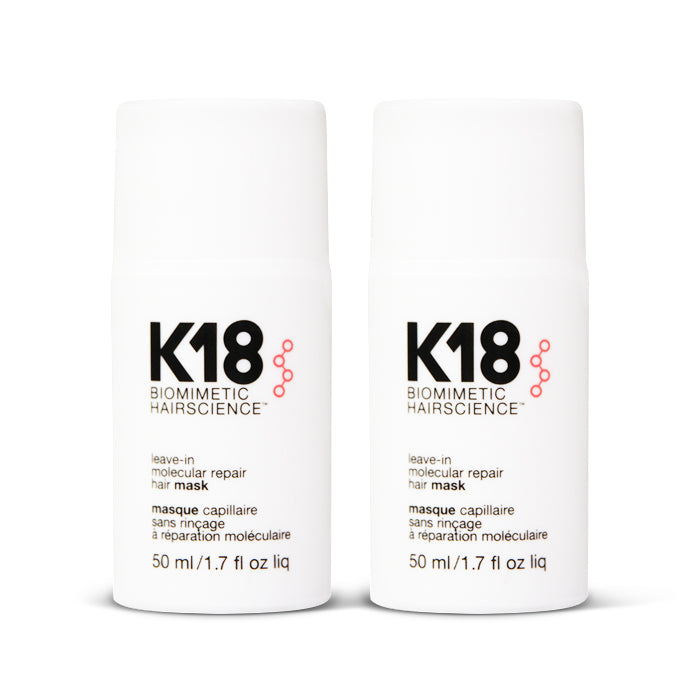 K18 Leave-In Molecular Repair Mask 50ml 2Pk