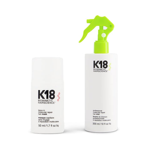 K18 Leave-In Molecular Repair Mist 300ml + Mask 50ml Pack