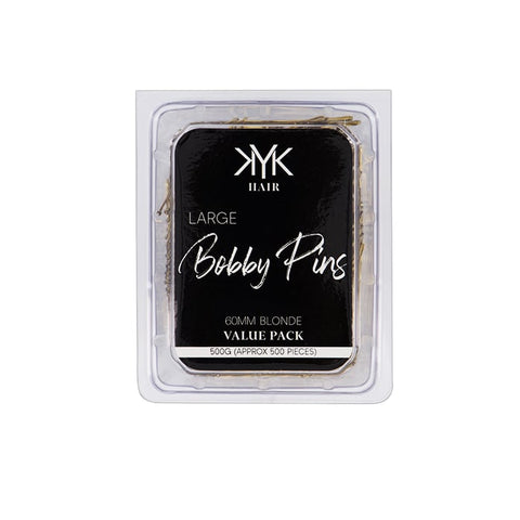 KYK Hair Bobby Pin Tub Blonde 60mm 500g