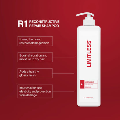 Limitless R1 Reconstructive Repair Shampoo 1L