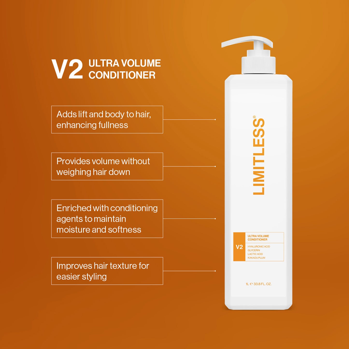 Limitless V2 Ultra Volume Conditioner 1L