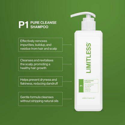 Limitless P1 Pure Cleanse Shampoo 500ml