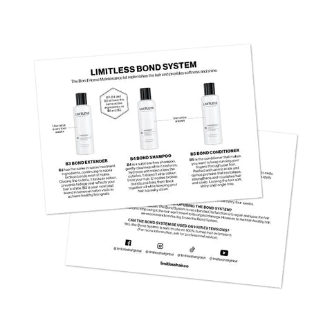 Limitless Bond System How to Use A6 Leaflets