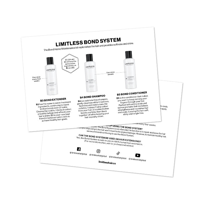 Limitless Bond System How To Use A6 Leaflet 25 Sheets