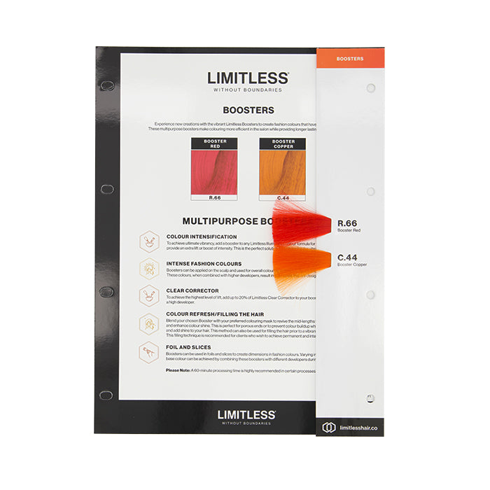 Limitless Professional Colour Chart