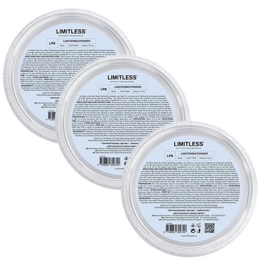 Limitless Lightening Powder Blue Tub 3Pk