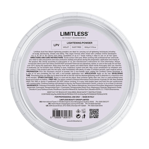 Limitless Lightening Powder Violet Tub 500g